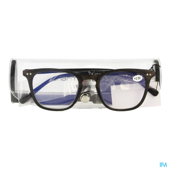 Pharmaglasses Visionblue Pc02 Leesbril +2.00 Brown