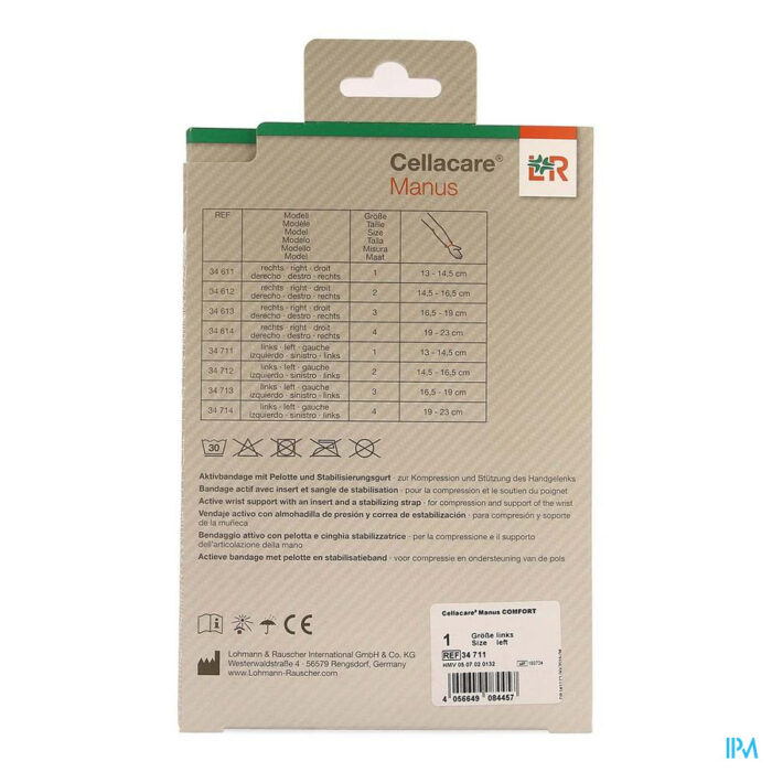 Cellacare Manus Comfort Maat 3 Rechts (16,5-19) - Afbeelding 3