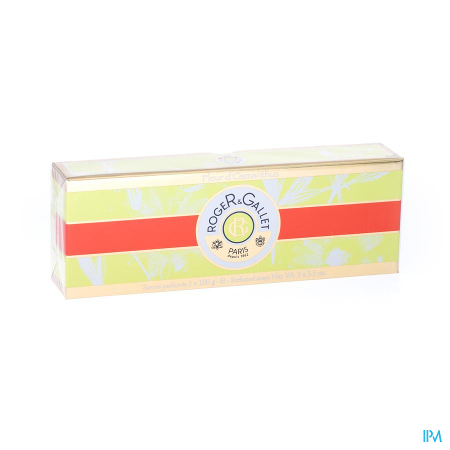 ROGER&GALLET KOFFER FLEUR OSM ZEEP 3X100G