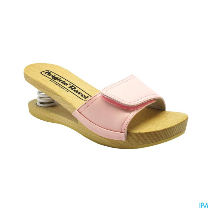 Brigitte Ravel Spring Muiltje Hout Fish Pink 40
