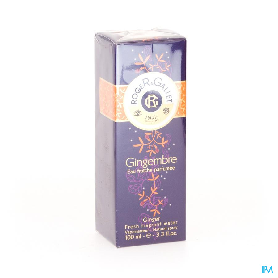 Roger&gallet Gingembre Fris Water Parf Vapo 100ml