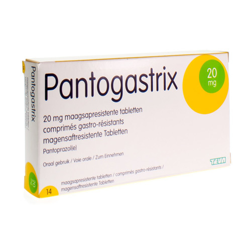 Praten tegen maaien Terminologie Pantogastrix Teva 20mg Maagsapresist Tabl 14x20mg - Apotheek Humblet