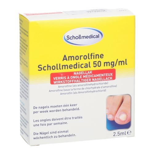 SCHOLL AMOROLFINE VAO 50MG ML 2 5ML Apotheek Humblet SCHOLL AMOROLFINE VAO 50MG ML 2 5ML Apotheek Humblet