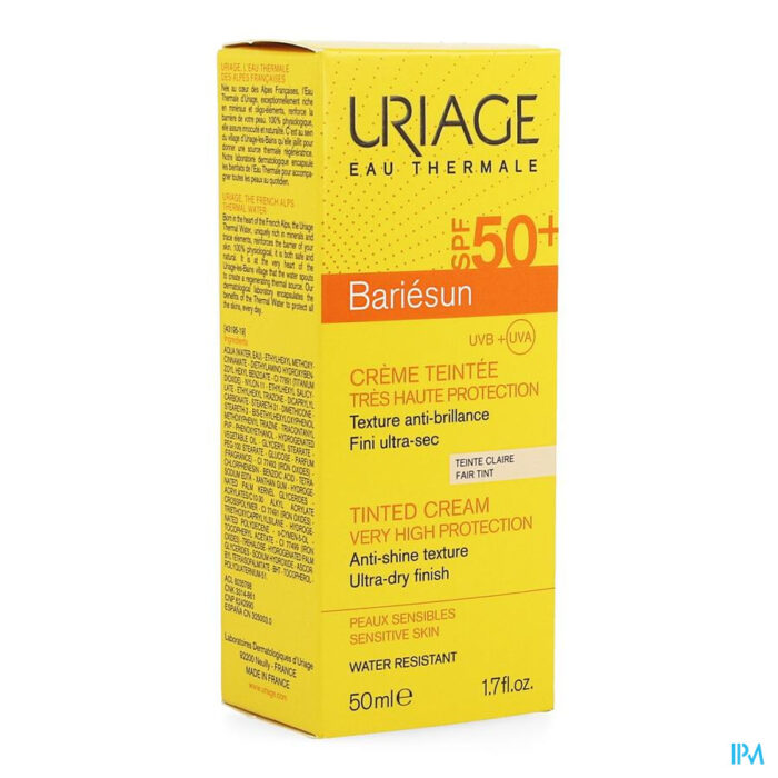 Uriage Bariesun Cr Getint Licht Ip50+ 50ml