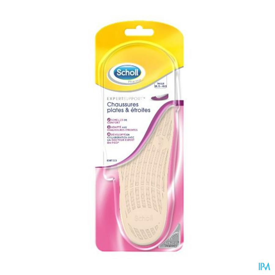SCHOLL PLATTE SCHOENEN INLEGZOLEN 1