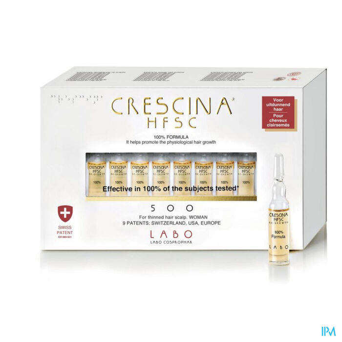 Crescina Hfsc 100% 500 Vrouw Amp 20