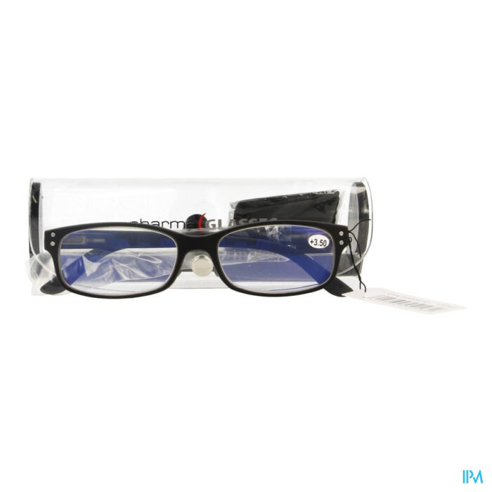 Pharmaglasses Visionblue Pc01 Leesbril +3.50 Black