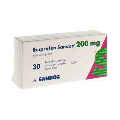 Ibuprofen Sandoz 200mg Comp Pell 30x200mg