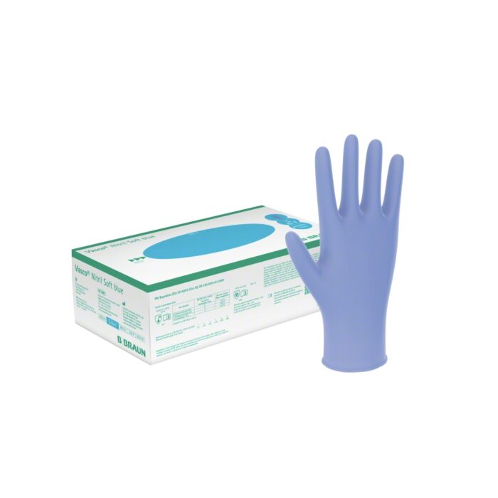 Handschoen Vasco Nitril Soft Blue Extra Large 180