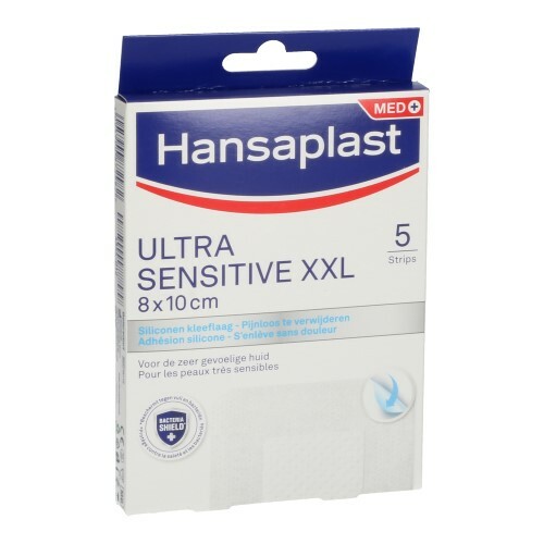 Hansaplast Pleisters Ultra Sensitive Xxl 8x10cm 5
