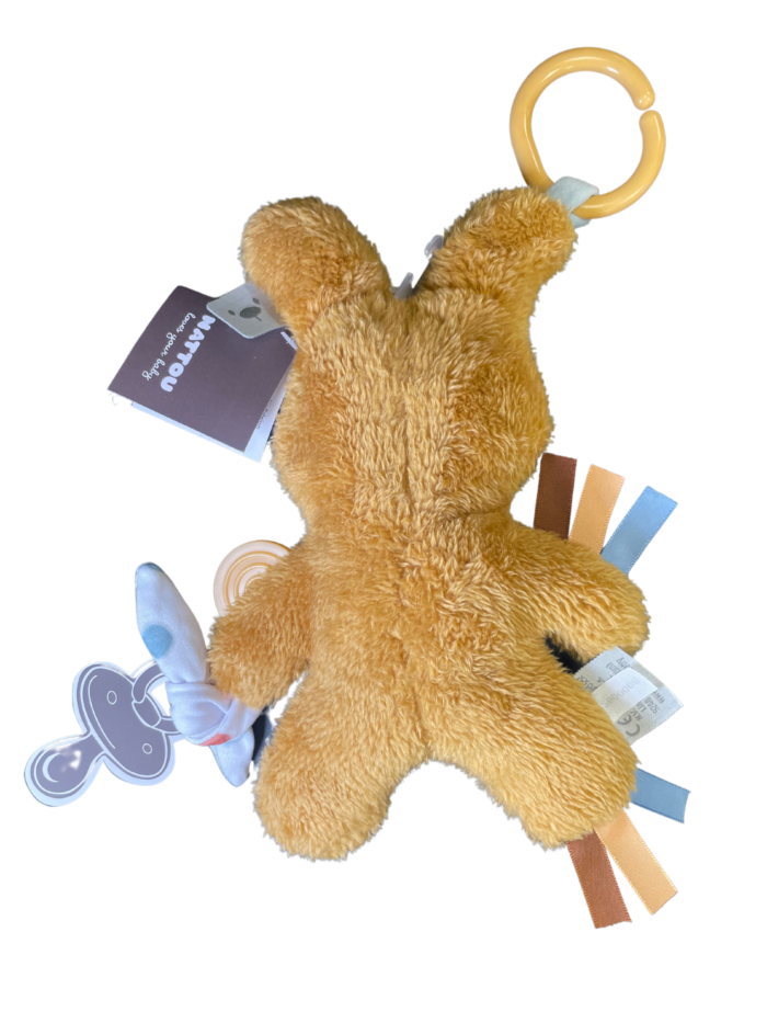Nattou Lapidou Tipidou Activiteiten Knuffel Oker - Afbeelding 2