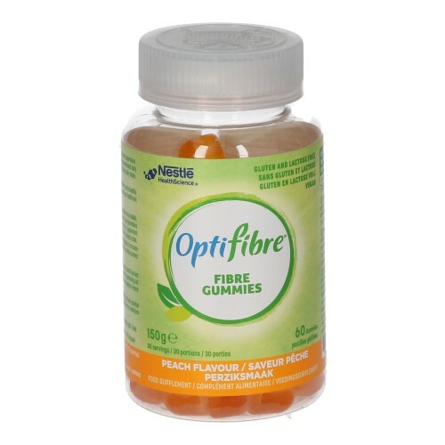 Nestle Optifibre Fibre Perzik Gummies 60