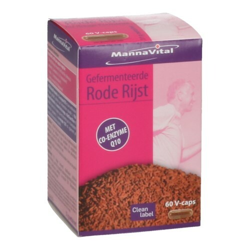Mannavital Gefermenteerde Rode Rijst V-caps 60