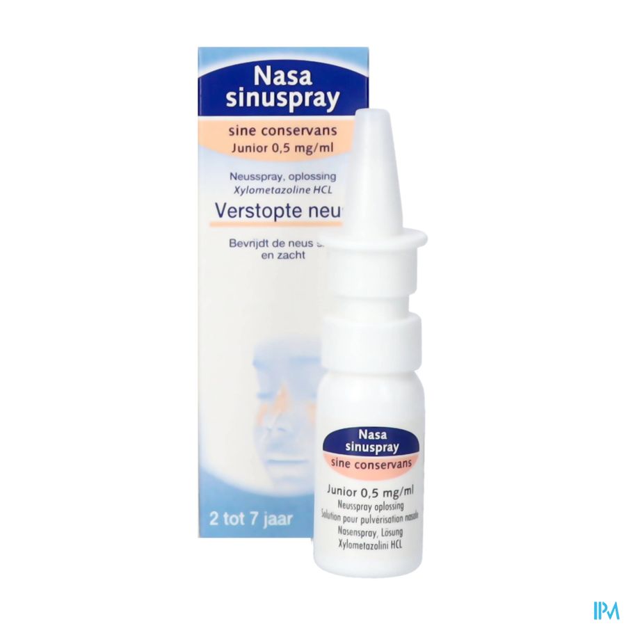 NASASINUSPRAY 0,5MG/ML SINE CONSERVANS JUNIOR 10ML - Afbeelding 7