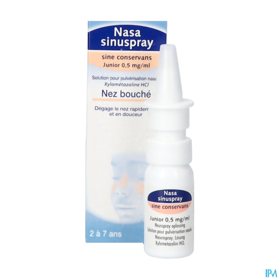 NASASINUSPRAY 0,5MG/ML SINE CONSERVANS JUNIOR 10ML - Afbeelding 8