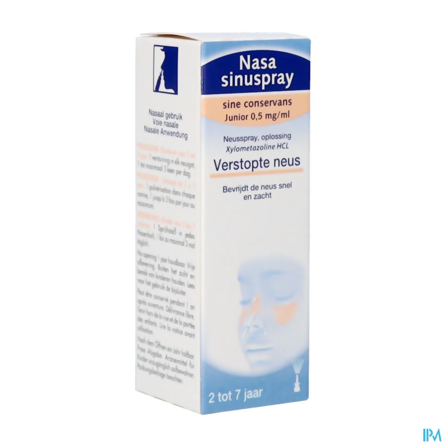 NASASINUSPRAY 0,5MG/ML SINE CONSERVANS JUNIOR 10ML