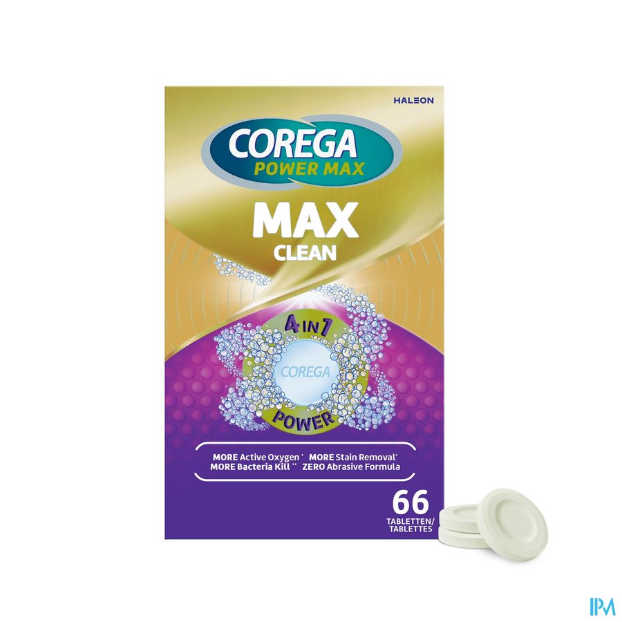 COREGA MAX CLEAN TABL 66 - Afbeelding 3