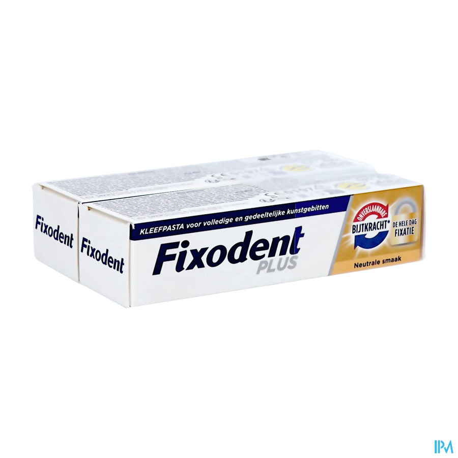 FIXODENT PRO PLUS ONVERSLAANB. BIJTKRACHT XL 2X35G - Afbeelding 2