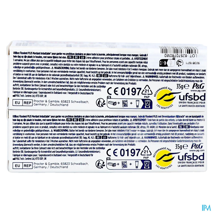 FIXODENT PRO PLUS ONVERSLAANB. BIJTKRACHT XL 2X35G - Afbeelding 3